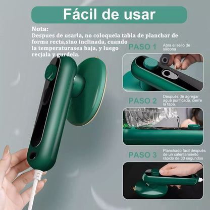 Mini plancha a vapor