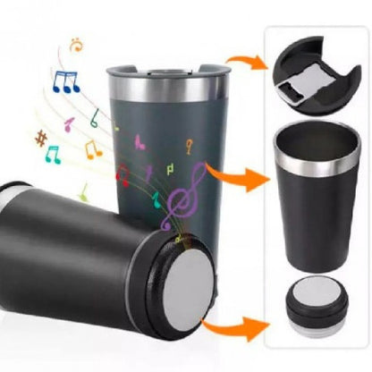 Vaso con bocina bluetooth
